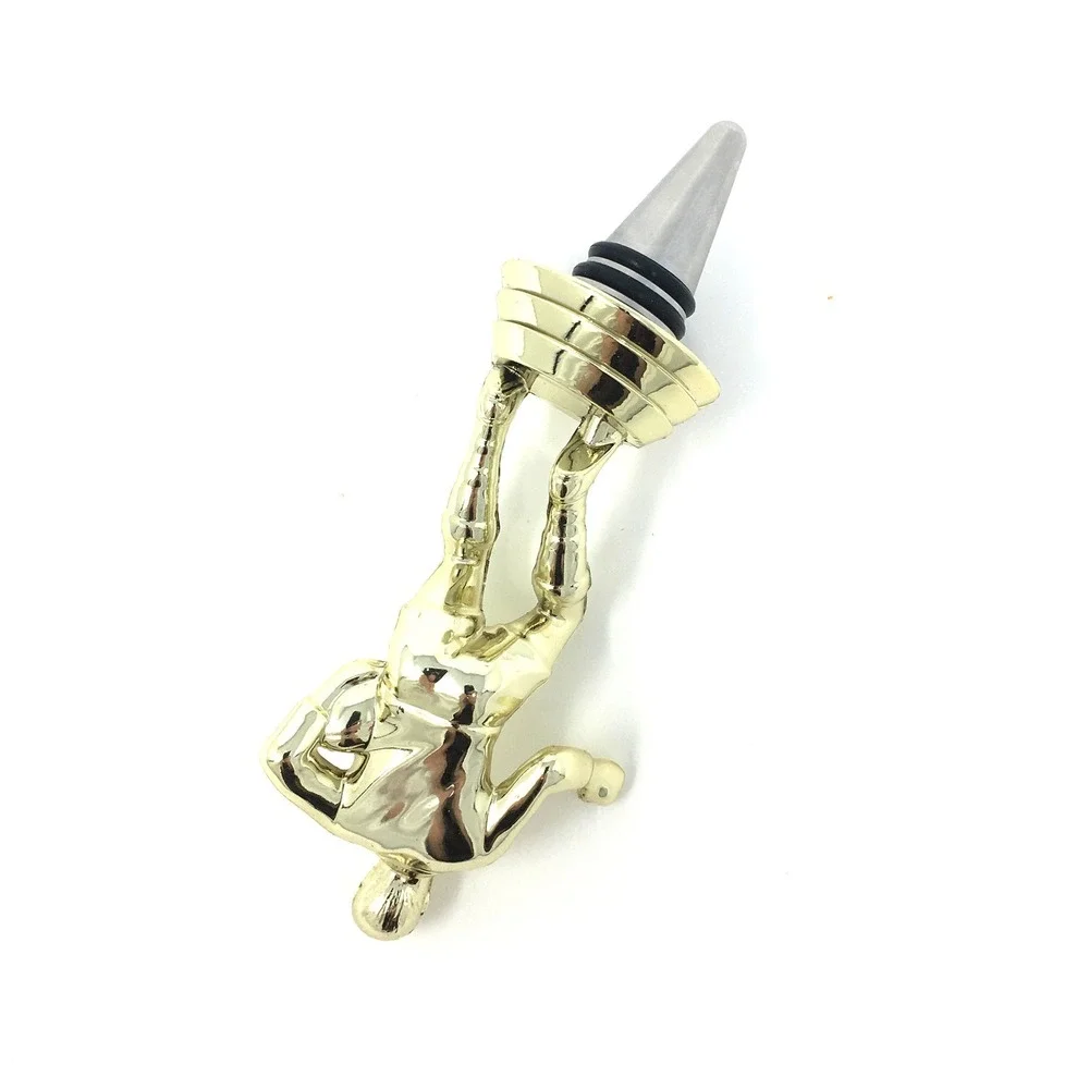 Handmade Bottle Stopper made from Repurposed Rugby Trophy